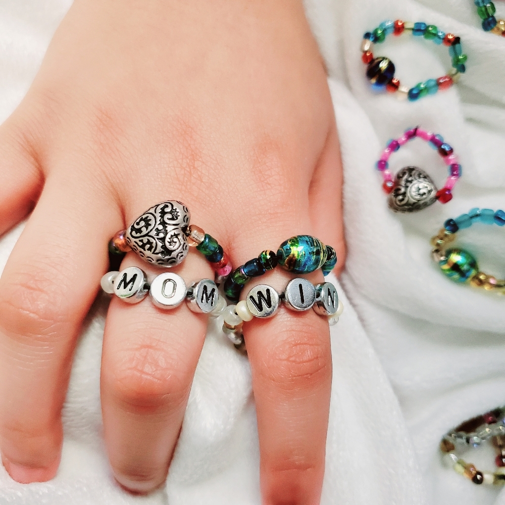 Boho Flexi Bead Rings - Picture 8 of 8